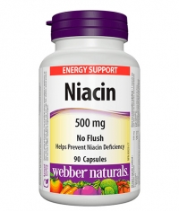 WEBBER NATURALS Niacin 500mg / 90 Caps