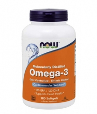 NOW Omega-3 Enteric Coated / 180 Softgels