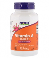 NOW Vitamin A 25,000 IU / 250 Softgels