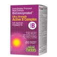 NATURAL FACTORS Active B Complex Ultra Strength BioCoenzymated / 60 Vcaps