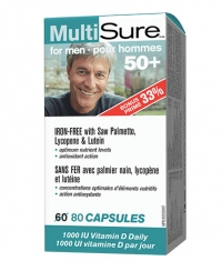 WEBBER NATURALS MultiSure for Men 50+ / 80 Caps