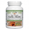 NATURAL FACTORS Super Strength Garlic + Reishi / 120 Vcaps