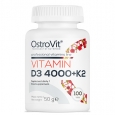 OSTROVIT PHARMA Vitamin D3 4000 + K2 100mcg / 100 Tabs