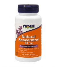 NOW Natural resveratrol 50 mg / 60vcaps