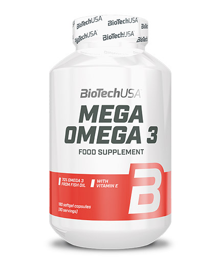 biotech-usa Mega Omega 3 / 180 Softgels