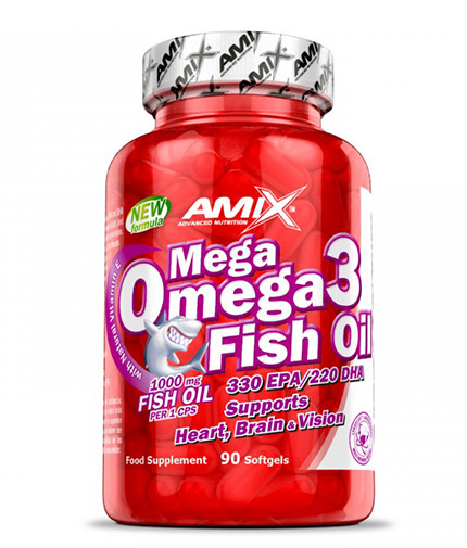 AMIX Mega Omega Fish Oil / 90 Softgels