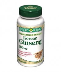 NATURE'S BOUNTY Кorean Ginseng 100mg. / 60 Caps.