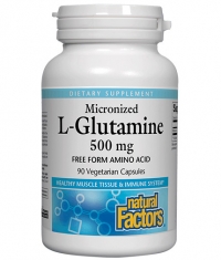 NATURAL FACTORS L-Glutamine Micronized 500 mg / 90 Caps