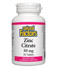 NATURAL FACTORS Zinc Citrate 50 mg / 90 Tabs