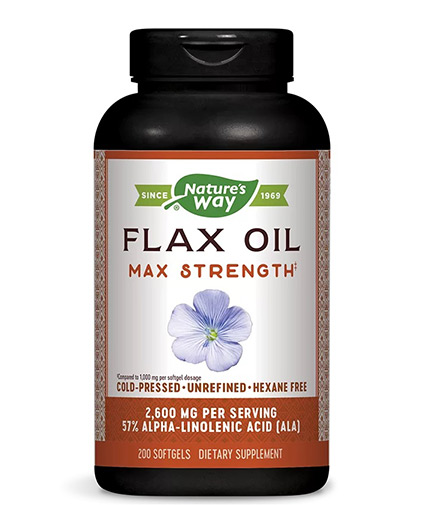 natures-way Flaxseed Oil 1300 mg 57% / 200 Caps