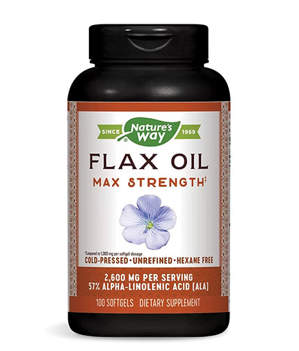 natures-way Flaxseed Oil 1300 mg 57% / 100 Caps