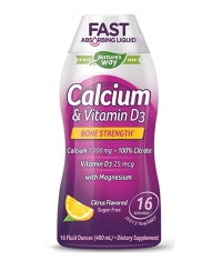 NATURES WAY Calcium & Vitamin D3 Liquid / 480 ml