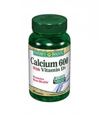 NATURE'S BOUNTY Calcium 600 + Vitamin D 60 Tabs.