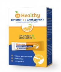 BEHEALTH Vitamin C + Zinc Direct / 16 Sachets