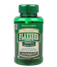 HOLLAND AND BARRETT Flaxseed Linseed Oil 1000 mg / Omega 3-6-9 / 60 Softgels