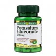 NATURE'S BOUNTY Potassium Gluconate 595mg. / 100 Caps.