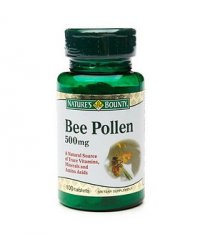 NATURE'S BOUNTY Bee Pollen 500 mg. / 100 Tabs.