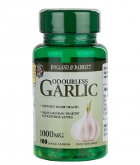 HOLLAND AND BARRETT Odourless Garlic 1000 mg / 100 Softgels