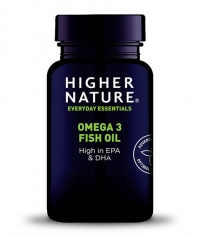 HIGHER NATURE Omega 3 Fish Oil / 180 Caps