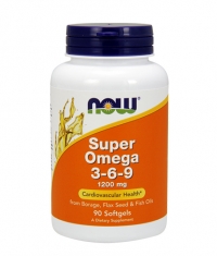 NOW Super Omega 3-6-9 / 1200mg. / 90 Softgels