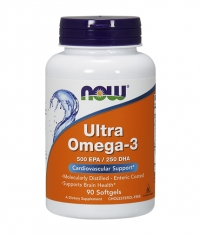 NOW Omega 3 / Odor Controlled - Enteric Coated / 1000mg. / 90 Softgels