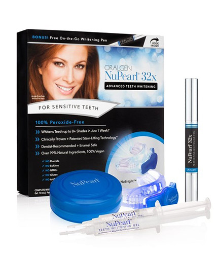 ORALGEN NuPearl 32x Advanced Teeth Whitening System + Bonus Whitening Pen