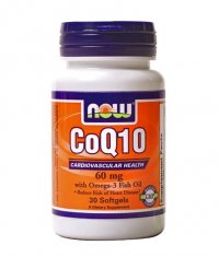 NOW CoQ10 w/Omega 3 Fish Oils 60mg. / 30 Softgels