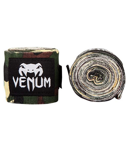 VENUM Kontact Boxing Handwraps - 2.5m - Forest Camo