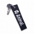 ANIMAL “A” Keychain Black