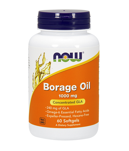 now Borage Oil 1000 mg. / 60 Pills.