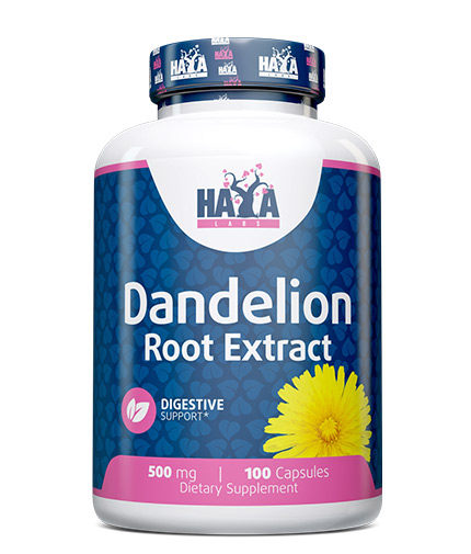 haya-labs Dandelion Root Extract (2% Flavonoids)  500mg / 100 Caps.