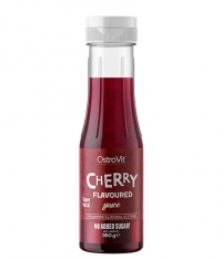 OSTROVIT PHARMA Cherry Flavored Sauce | Vegan Friendly - Zero Calorie / 350 ml