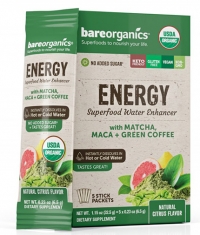 BAREORGANICS Energy Superfood Water Enhancer / 12 x 6.5 g