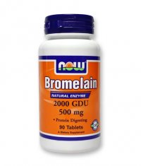 NOW Bromelain 2000 GDU / 500mg. / 90 Tabs.