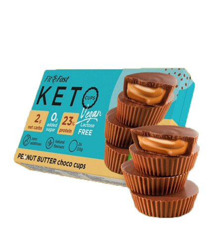 FIT FAST Keto Peanut Butter Choko Cups