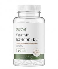 OSTROVIT PHARMA Vitamin D3 4000 + K2 | Vege Caps / 120 Caps