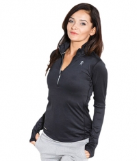 KEVIN LEVRONE Long Sleeve 01 LW Half - Zip / Black