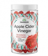 SWANSON Apple Cider Vinegar Gummies / Strawberry Watermelon / 60 Gummies