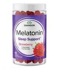 SWANSON Melatonin Gummies - Strawberry Flavored 2.5 mg / 60 Gummies