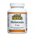 NATURAL FACTORS Melatonin 4 mg / 90 Tabs