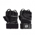SCITEC MADMAX Leather Gloves Featuring Wrist Wraps