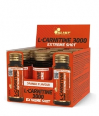 OLIMP L-Carnitine 3000 Extreme Shot / Glass Ampoule Box / 9 x 25 ml