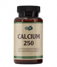 PURE NUTRITION Calcium 250 with Vitamin D / 100 Tabs