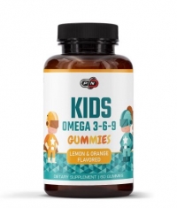 PURE NUTRITION Kids Omega 3-6-8 / Lemon & Orange Flavor / 60 Gummies