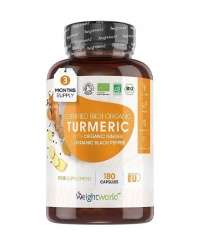 WEIGHT WORLD Organic Turmeric / 180 Caps