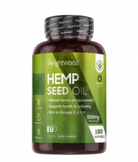WEIGHT WORLD Hemp Seed Oil / 180 Softgels