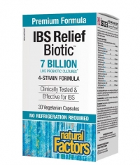 NATURAL FACTORS IBS Relief Biotic™ / 7 Billion Active Probiotics / 30 Caps