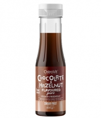 OSTROVIT PHARMA Chocolate & Hazelnut Flavored Sauce | Vegan Friendly - Zero Calorie / 300 ml