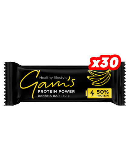 GAM\'S Protein Power Bar Box / 30 x 40 g