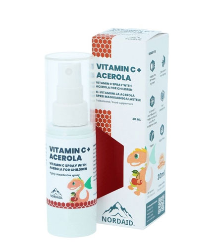 NORDAID Vitamin C + Acerola Mouth Spray / 30 ml